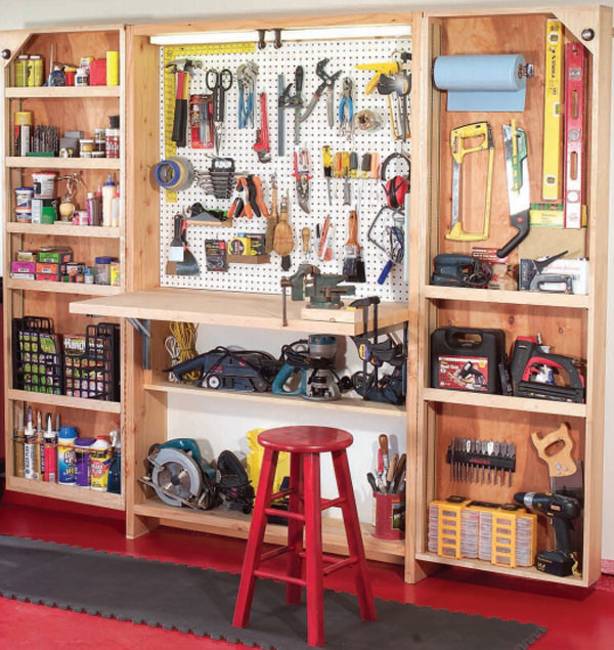 Garage Wall Storage Ideas with Space Organization 2 – Smart recycle 